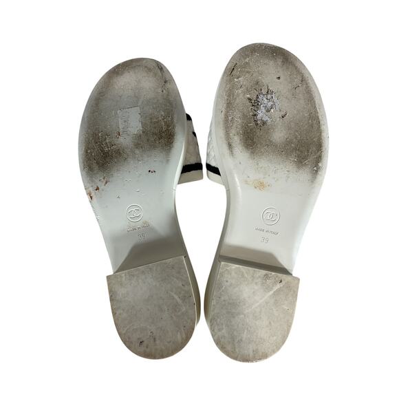 Chanel 2021 CC Logo Slides - Size 9 - Picture 6 of 6